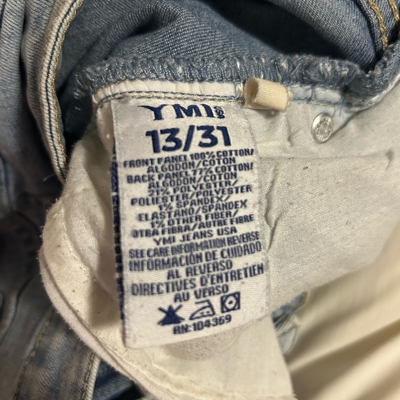 YMI Blue Ankle Cropped Distressed Jeans - Picture 4 of 4